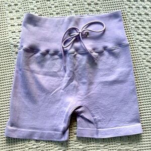 Lavender biker shorts